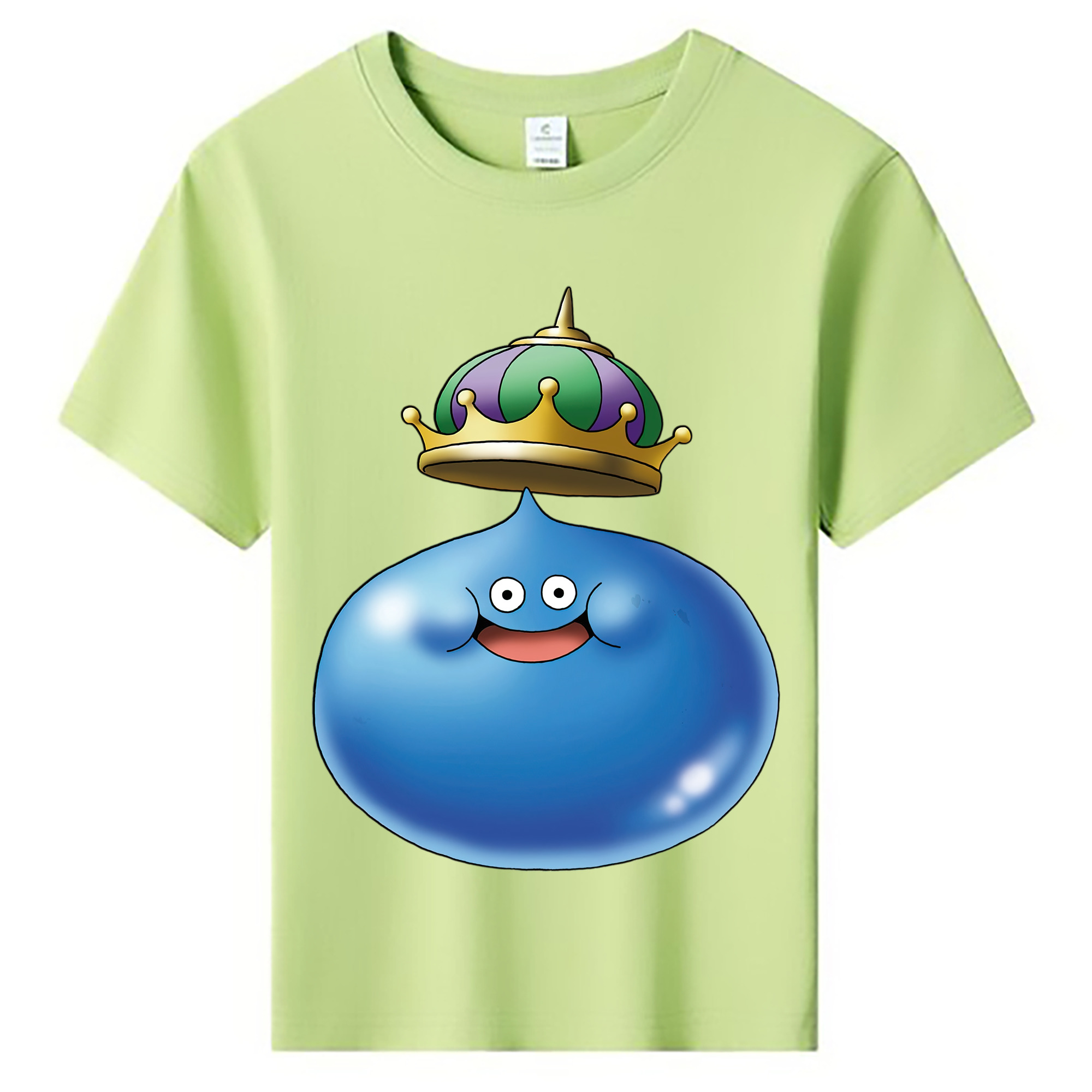 （画像用） ドラゴンクエスト Doragon Kuesuto Dragon Quest 綿100％キッズTシャツ（フロントプリント）